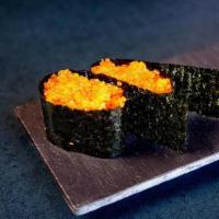 Masago Caviart Nigiri (Vg) · seaweed caviar (nigiri only)