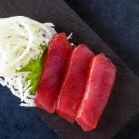 *Maguro Sashimi (Gf) · big eye tuna. hawaii, deep set longline