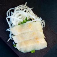 *Dutch Yellowtail Sashimi (Gf) · hiramasa. netherlands, recirculating aqualculture system. the seafood in this product carrie...