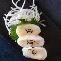 *Hotate Sashimi · hokkiado scallop. japan. off bottom culture