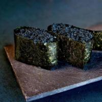 Tobiko Caviart Nigiri (Vg) (Gf) · seaweed caviar
