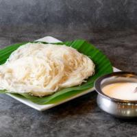 Idiyappam Combo · Steamed fluffy rice noodles. Served with mild and flavorful mixed vegetable stew.