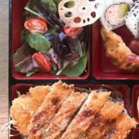Bento Box · CHOICE OF MEAT + VARIETY SIDE DISHES + RICE
