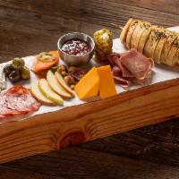 Board · meats, cheeses + other awesome stuff