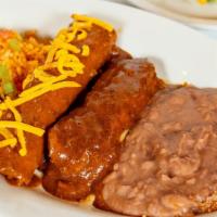 Alfredo’S Plate · One cheese enchilada, one picadillo beef taco & one beef tamale