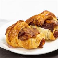 Bacon Croissant Sausage Roll  · 