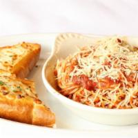 Spaghetti · Spaghetti, Make it with marian or meat sauce