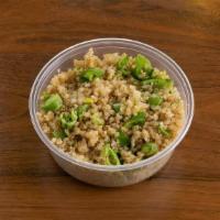 Quinoa [Gf][Veg][V] · sugar snap pea