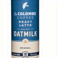 La Columbe Oatmilk Draft Latte - 9Oz Can [Df][Gf][Veg] · A plant-based dose of frothy, cold brew creaminess with the full taste and texture of a cold...