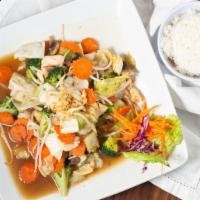 Mixed Vegetable With Tofu · STIR-FRIED MIXED VEGETABLES AND FRIED TOFU IN BEAN SAUCE