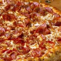 Pepperoni Deluxe (Small) · A pepperoni lover's dream.  Comes with double pepperoni and extra mozzarella cheese.  But wa...
