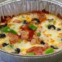 Pizza In A Pan (Keto) (Dinner Made Easier Feed 2-3) · Create your own keto compliant crustless pizza.