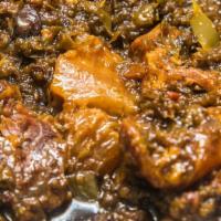 Asun (Roasted Goat) · An assortment of tenderized goat meat cooked to perfection in our authentic spicy Asun sauce.