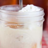 Homemade Banana Pudding · Thick Sliced bananas & wafers layered into scratch vanilla bean pudding, topped with whipped...