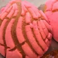 Concha Rosa / Pink Concha Bread · 