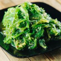 A20 Wakame Salad · Japanese seaweed salad with sesame oil.