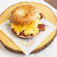 Breakfast Sandwich · Biscuit/Bun/Croissant/Bafgel/ - Egg, Cheese, Bacon/Sausage/Ham/Potatoe