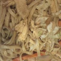 Lo Mein · Bean sprouts, carrots, onions, celery, bamboo shoots and cabbage. Soft noodle.
