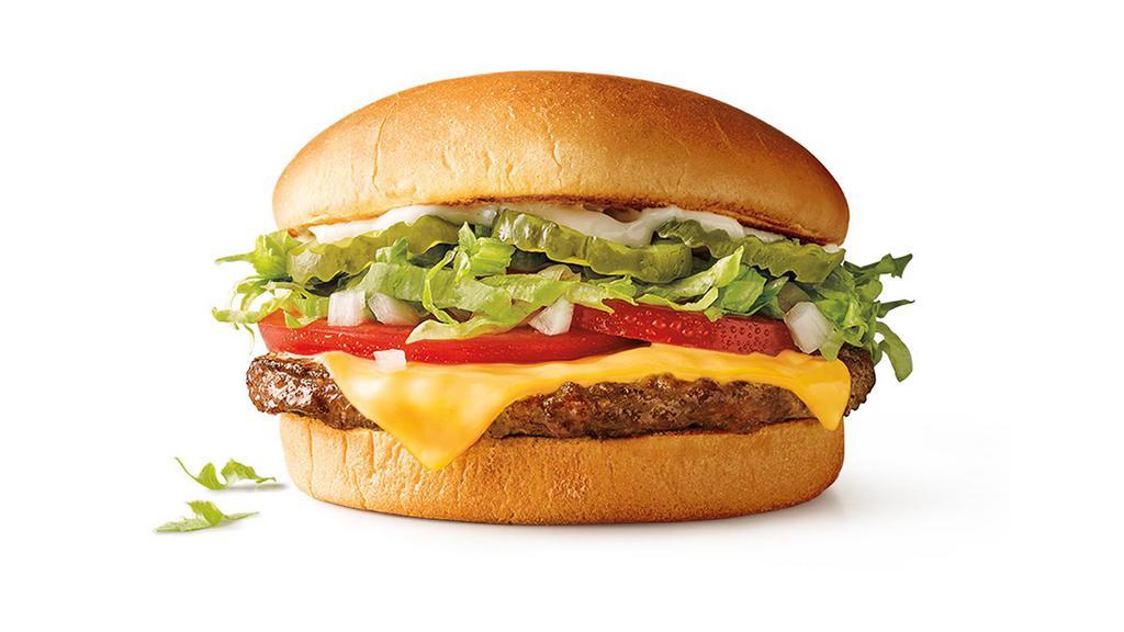 Sonic® Cheeseburger · Lettuce, pickles, tomatoes, onions,
mayo, ketchup