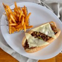 Philly Cheese Steak · This great east coast sandwich belongs on every menu. Premium sirloin, with onions, green be...