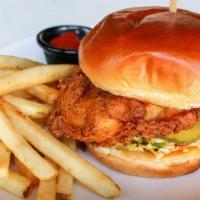 Jewel Spicy Chicken · Marinated with jalapeño and buttermilk, dusted in spicy flour, crispy fried and topped with ...