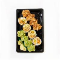Special Cooked Combo · 4pc. of Krispy Krab Roll, 4pc. Of Tempura Shrimp Roll, and 4pc. of Wasabi Crunch.