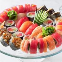 Yokohama Dynasty · 1 TNT Roll, 1 Tempura Shrimp Roll, 1 Outer Banks, 1 Living Color, 2 Shrimp Nigiri, 2 Salmon ...