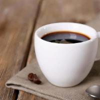 Cafe Americano, Regular · 12oz espresso with hot water.