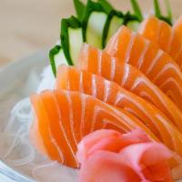 Salmon Sashimi (3 Pc.) · 3pc. of salmon sashimi