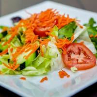 Dinner Salad · A smaller version of our vegetarian salad.