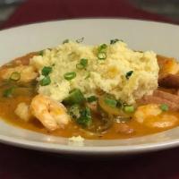 Shrimp & Grits · Sautéed shrimp, okra, & andouille sausage in a creole sauce.