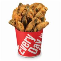 Jalitos · Our exclusive jalapeno strips, breaded and fried until hot and crispy.