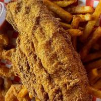 Fried Catfish Platter · Hand battered catfish filets, fried to perfection.