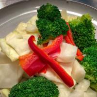 Steamed Vegetable · steamed cabbage, broccoli, bell peppers