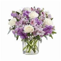 Lovely Lavender · A mix of white and lavender flowers.