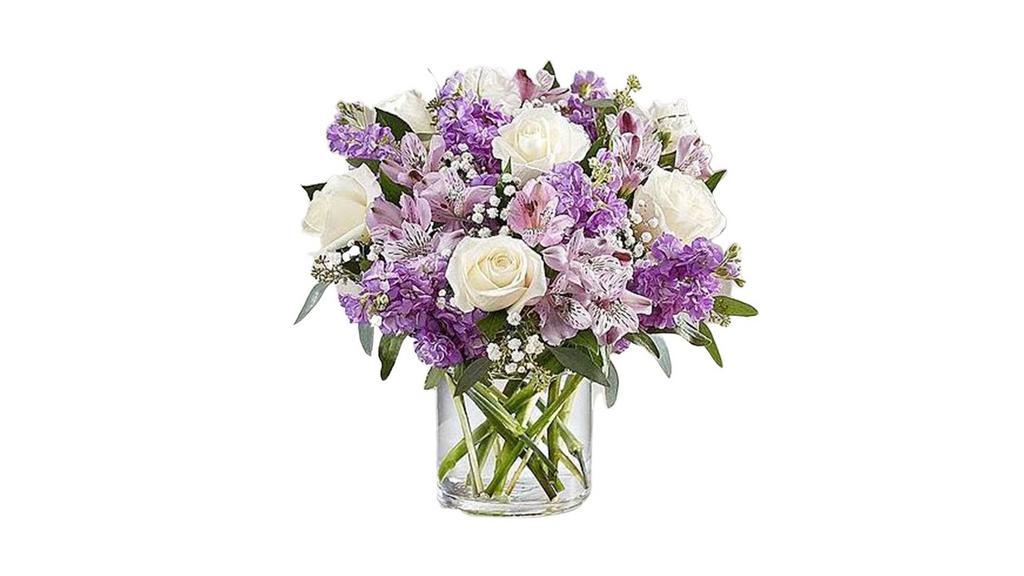 Lovely Lavender · A mix of white and lavender flowers.