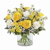 Yellow & White Delight · A mix of white and yellow flowers.