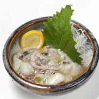 Tako Wasabi · Spicy. Pickled raw octopus with wasabi sauce. Consuming raw or undercooked meats, poultry, s...