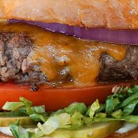 C.C. Burger · Just like Roscoe made in 1963: our house-ground beef patty, chopped lettuce, beefsteak tomat...