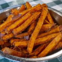 Sweet Potato Fries · Lightly seasoned with salt
