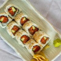 Spicy Tuna Roll · tuna and mixed with our original spicy sauce and cucumber.

Consuming raw or undercooked mea...