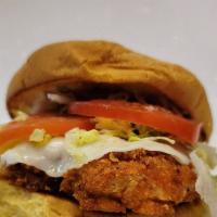 Chicken Fried Chicken · Mayo, Lettuce, Tomatoes