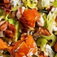 Buffalo Chicken Salad · Lettuce, Onion, Tomatoes, Feta Cheese, Balsamic Vinaigrette, Buffalo Chicken. 2 Dressing: Ra...