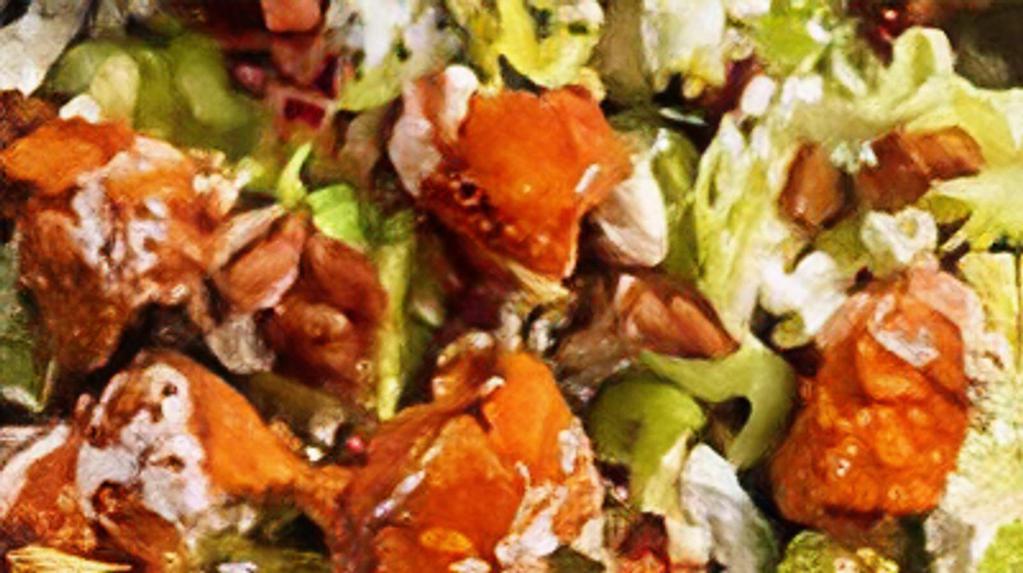 Buffalo Chicken Salad · Lettuce, Onion, Tomatoes, Feta Cheese, Balsamic Vinaigrette, Buffalo Chicken. 2 Dressing: Ranch or Italian Dressing.