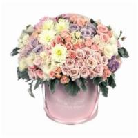 Delicate Pastels · Most delicate arrangement we ever did. Pretty pinks & lavenders never looked this good next ...