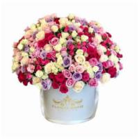 Rose Punch · This delicate bouquet is a gift that will linger on their mind. Pinks, lavenders and ivories...