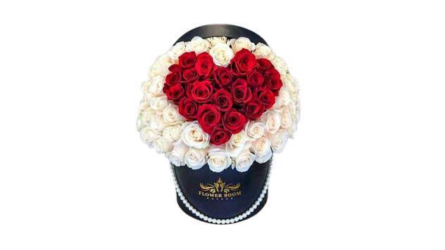 Red Heart Rose Box With Pearl Handle · Our red heart rose box is amazing gift candidate for celebration of an anniversary, wedding, or just for expressing your love. Choose red as a symbol of passion, desire and love. Express your feelings with the world's most exquisite flowers in Dallas!