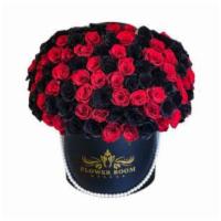 Red & Black Roses · Red roses symbolize love & passion, black roses symbolize mistery & new beginnings. Perfect ...