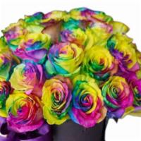 Rainbow Roses In A Box · Rainbow roses in a box is a perfect gift for her and for him for any occasion. Amazing gift ...