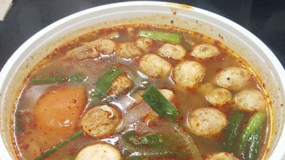 Tom Yum · Spicy combination of herbs, mushrooms, tomatoes, cilantro, lemongrass, galangal roots and chili in a sweet and sour broth.